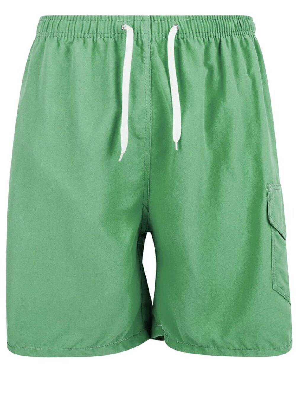 Mens Swim Trunks Adult Male Board Shorts Quick Dry with Cargo Pocket, Green